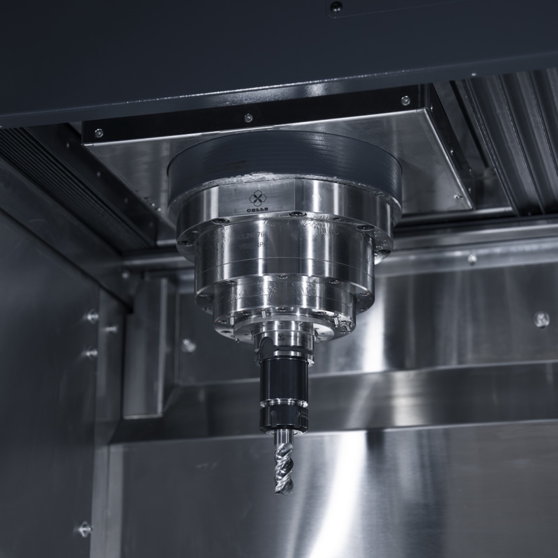 BL-5V900 spindle assembly HSK-A100 direct-drive spindle on BL-5V900 5 axis CNC machining center
